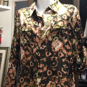 Calvin Klein’s blouse, (translucence)